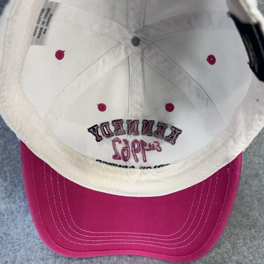 Kennedy Space Center Est 1962 Prairie‎ Mountain White Pink Cotton Strapback Cap